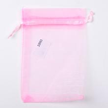 HY-3405 Organz. vrecko bl. ružové 9x12 cm - vrecko textil | FLORASYSTEM
