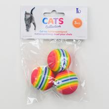 AKCIA! HRAČKA PRE MAČKY GULIČKY 3KS 4cm - Domácí zvířata | FLORASYSTEM