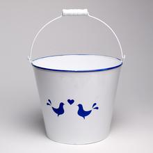 OBAL VEDRO KOV VEĽKÉ MODROTLAČ VTÁKY V:18,5/30x22CM SUPER CENA! - FLORASYSTEM