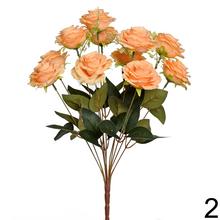 Kytica umelých ruží v mixe farieb.