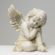 ANJEL SIVÝ MIX 2 11,5x12x15CM POLYRES - FLORASYSTEM