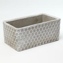 OBAL OBDĹŽNIK CEMENT ŠEDÝ 20x11x8.8cm - Cement | FLORASYSTEM