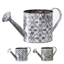 VÁZA KRHLA MALÁ KOV MIX 3F ZELENÝ ORNAMENT V:13x13CM SUPER CENA! - FLORASYSTEM