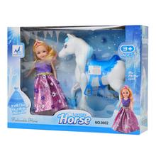 Bábika s koňom - bábiky, kočíky, postieľky | FLORASYSTEM