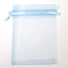 HY-3405 Organz. vrecko sv modré 9x12cm - Pytlík textil | FLORASYSTEM