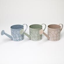 VÁZA KRHLA MALÁ KOV MIX 3F KVETY V:13x13CM SUPER CENA! - Kovové nádoby | FLORASYSTEM