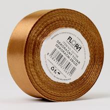 STUHA SATEN HNEDÁ 25MM*15M - Saténové | FLORASYSTEM