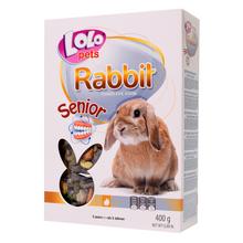 LOLO SENIOR kompletné krmivo pre staršie králiky, 400g, krabička - FLORASYSTEM