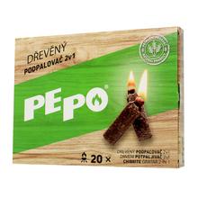 PE-PO drev.podpaľač 2v1,20 podpaľov - grilovacie potreby, kúrenie | FLORASYSTEM
