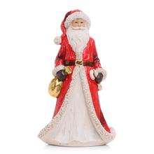 SANTA S DARČEKOM BIE/ČER POLY 9.5*4.5*16 - Keramika 10- 25cm | FLORASYSTEM