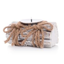 SVIETNIK SIV/HNE/BIE NA 1 SVIEČKU 16X10X9CM - Svietniky vianočné | FLORASYSTEM