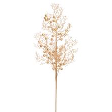 VIAN. KONÁR ZLATÝ BOBULE, ZELEŇ 61CM - Zeleň gliter | FLORASYSTEM