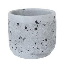 OBAL CEMENT ANTIQUE GREY D16.5*H15cm - FLORASYSTEM