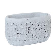 OBAL CEMENT ANTIQUE GREY 20*11.5*H11.5cm - Cement | FLORASYSTEM