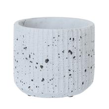 OBAL CEMENT ANTIQUE GREY D16*H13.5cm - Cement | FLORASYSTEM