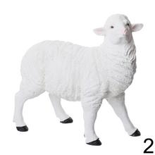Stojaca ovca mix, biela, 23x23x10 cm.