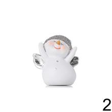 Snehuliak s sivou čiapkou a krídlami, mix 2 kusy.