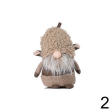 Textilný tról s bradou a vrkočmi, mix farieb.