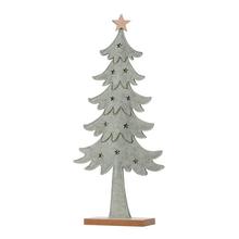 STROMČEK VIAN. NA PODSTAVCI LED PLSŤ ZEL. 19*5*41cm - FLORASYSTEM