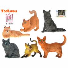 Mačka Zoolandia 5-7,5cm 6druhov krabičke - postavičky, figúrky, zvieratká | FLORASYSTEM