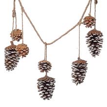 ZÁVES ŠIŠKY NA JUT. ŠPAGÁTE, BIE/NAT/HNE 74CM - FLORASYSTEM