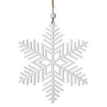 ZÁVES VLOČKA BIELA 12,5x0,5x14,8CM - FLORASYSTEM