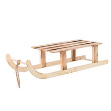 SÁNKY DREVO NATUR 60x21x14CM - Saně | FLORASYSTEM