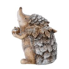 JEŽKO JABLKO BÉŽ/HNE/BIE/STR GLITER POLY 10*8,2*12CM - Keramika 10- 25cm | FLORASYSTEM