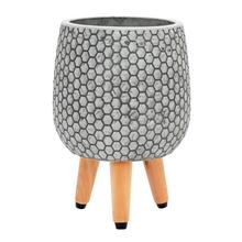 J53 OBAL NA NOŽIČKÁCH MIA ŠEDÁ 21H29,6CM S - Mrazuvzdorná | FLORASYSTEM