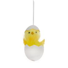 KURIATKO V ŠKRUPINE BIELE 9CM - Kuřátka | FLORASYSTEM