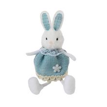 ZAJAČICA SEDIACA LÁTKA MODRÁ 18CM - Zajíčci | FLORASYSTEM