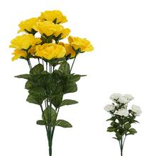 KYTICA RUŽA ČAJOVÁ x10 43CM MIX/2F - Růže kytice | FLORASYSTEM