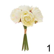 Kytica pivoniek mix v dvoch farbách, 28 cm.