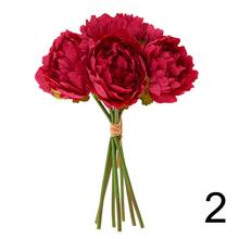 Kytica pivoniek mix v dvoch farbách, 28 cm.