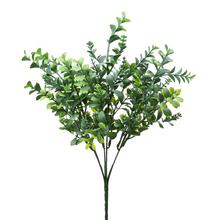 ZELEŇ DROB. LÍSTKY ZELENO-BIELA 35CM - FLORASYSTEM