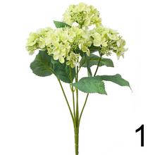 Umelé kvety hortenzia mix v troch farbách.