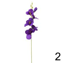 Umelé kvety gladiola fialový mix, 55 cm