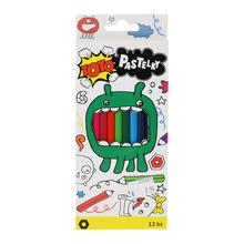 Pastelky TOTO 12ks - pevná cena Pastelky trojhranné Maped Color Monster 12 ks