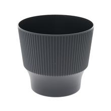 AKCIA OBAL MINI 15 ČIERNA 15XV13CM/2L - Okrúhly dizajnový | FLORASYSTEM