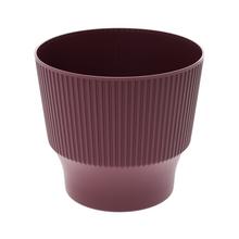 OBAL TINY 12 PLUM 11,5XV10CM/0,6L - Okrúhly dizajnový | FLORASYSTEM