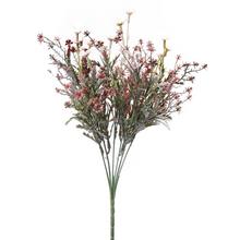 ZELEŇ DROB.KVETY ZELENO-RUŽOVÁ 36cm - Zápich růžový, fialový | FLORASYSTEM