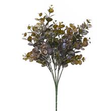 ZELEŇ EUCALYPTUS DROBNÝ ZELENO-MODRÝ METAL 38cm - Zápich růžový, fialový | FLORASYSTEM