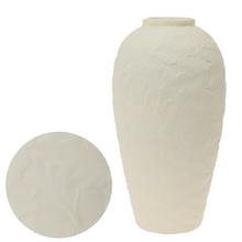VÁZA KERAMIKA 17x17x33CM KRÉM - FLORASYSTEM