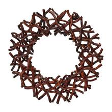 432FL/S VENIEC S DREVO 40x7CM ČERVENÝ - Prútie | FLORASYSTEM