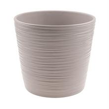 AKCIA OBAL CERAMICA RIGATO TORTORA V25cm/pr.28cm - Obal jednobarevný | FLORASYSTEM