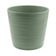 AKCIA OBAL CERAMICA RIGATO VERDE V25cm/pr.28cm - Obal jednobarevný | FLORASYSTEM