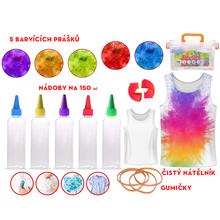 Sada na výrobu batikovaného trička, v plastovom boxe - FLORASYSTEM