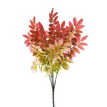 ZELEŇ DROBNÉ LÍSTKY TM. RUŽOVÉ 32CM - FLORASYSTEM