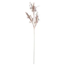 KONÁRIK TRÁVY, GULIČKY BÉŽ/HNE PENOVÝ 84CM - Umělé květiny sušený vzhled | FLORASYSTEM