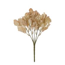 ZELEŇ DROB. LÍSTKY BLEDO-HNEDÁ 28CM - Zápich zeleň | FLORASYSTEM